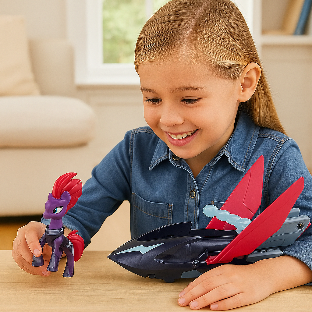 MY LITTLE PONY Guardians of Harmony Tempest Shadow Sky Skiff Playset