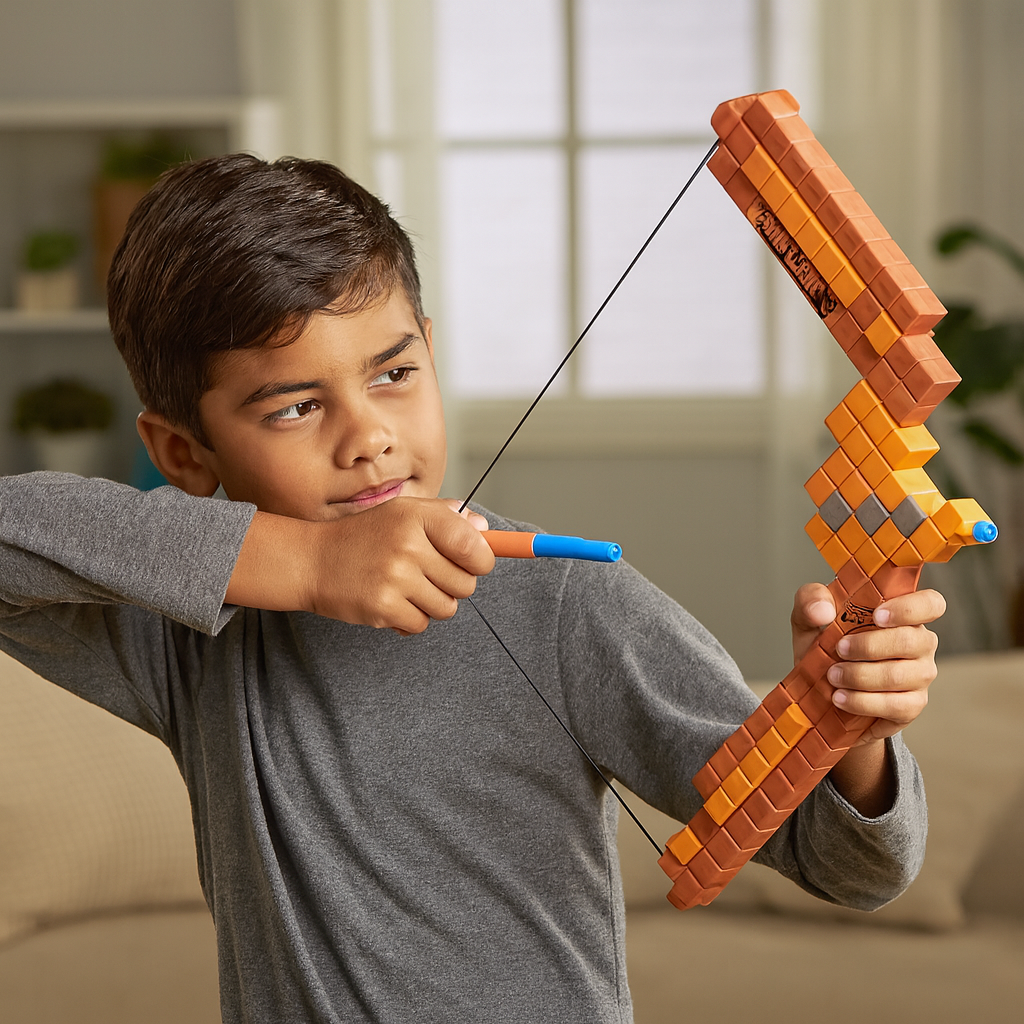 Nerf Minecraft Bow Dart Blaster