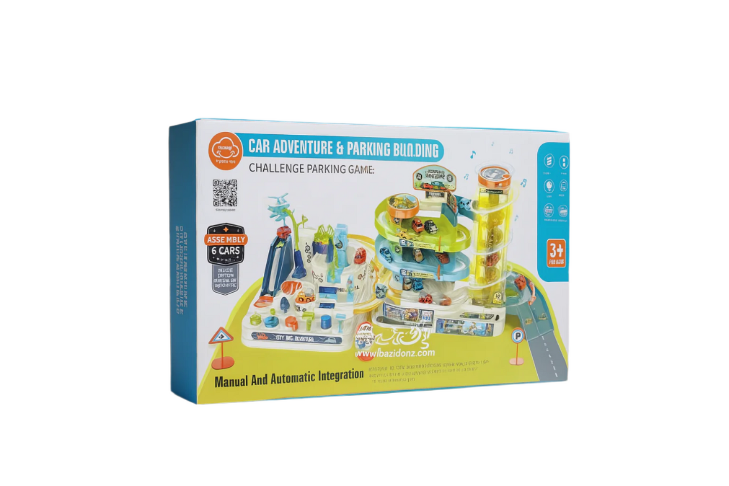 Multi-store car park with mechanized city