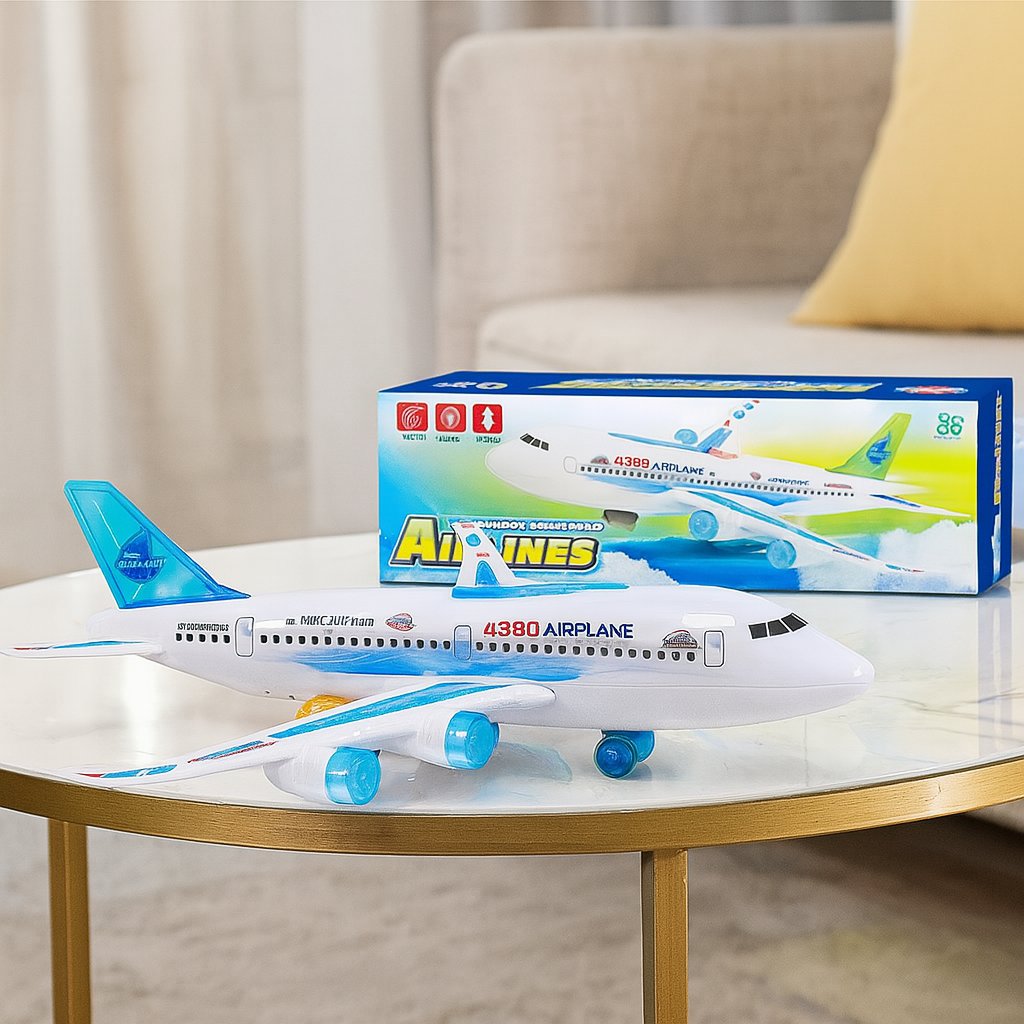 A380 Airlines Flash & Sound Toy Airplane