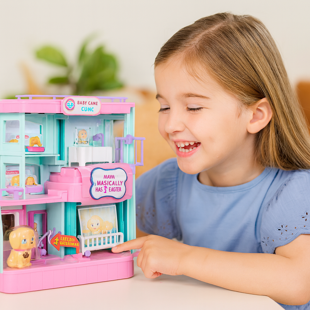 Little Live Pets: Mama Surprise Families S1 Baby Care Clinic Interactive Playset