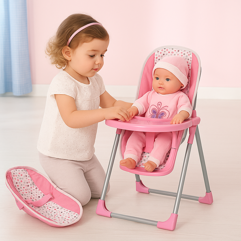 Lissi 4-In-1 Baby Highchair and Baby Doll