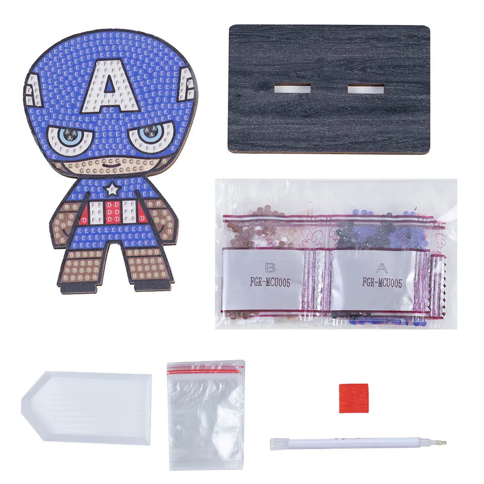 Captain America Crystal Art Buddy