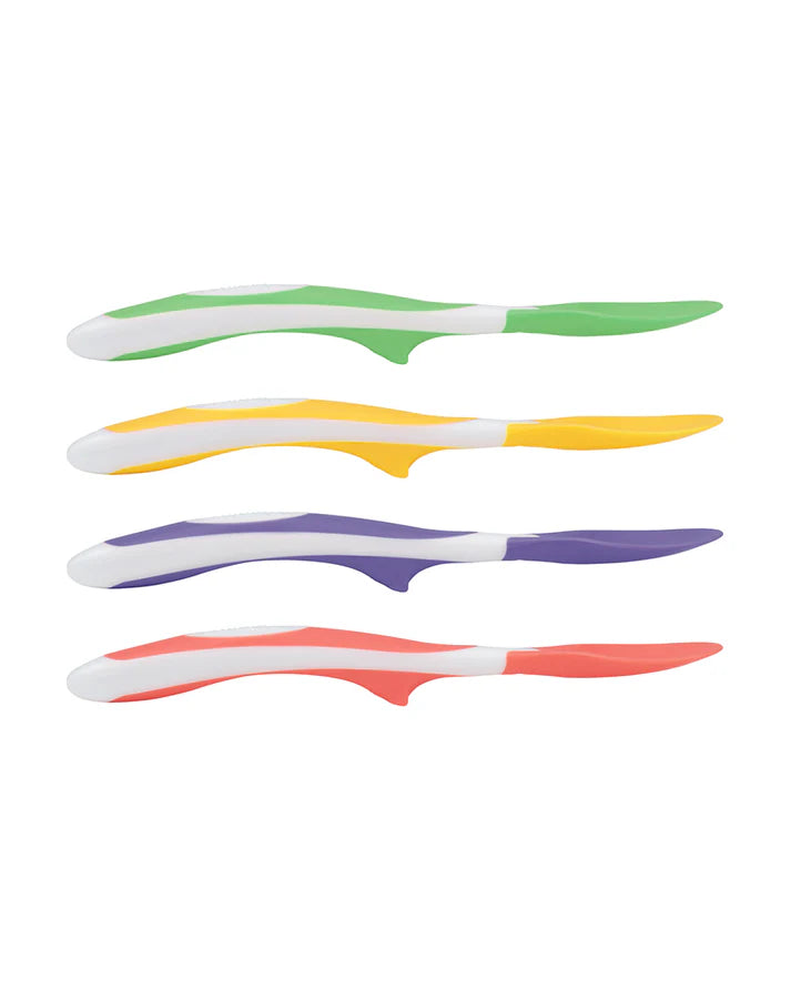 Dr. Brown's Soft Tip Flexible Spoons Long Handle Multicolor Pack of 4 For Infants