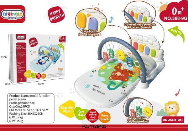 Baby Multifunctional Educational Fitness Rack Toys with Light and Music