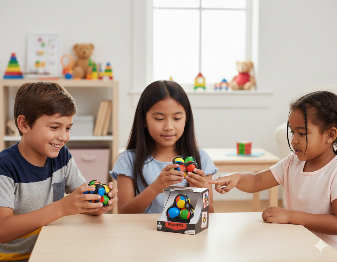 Planets Puzzle Ball by Recent Toys Memory Cube Ball Puzzle Games