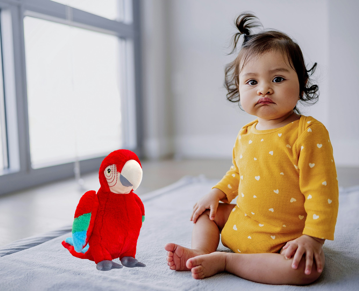 Keeleco Parrot 20cm Soft Toy Plush Toy