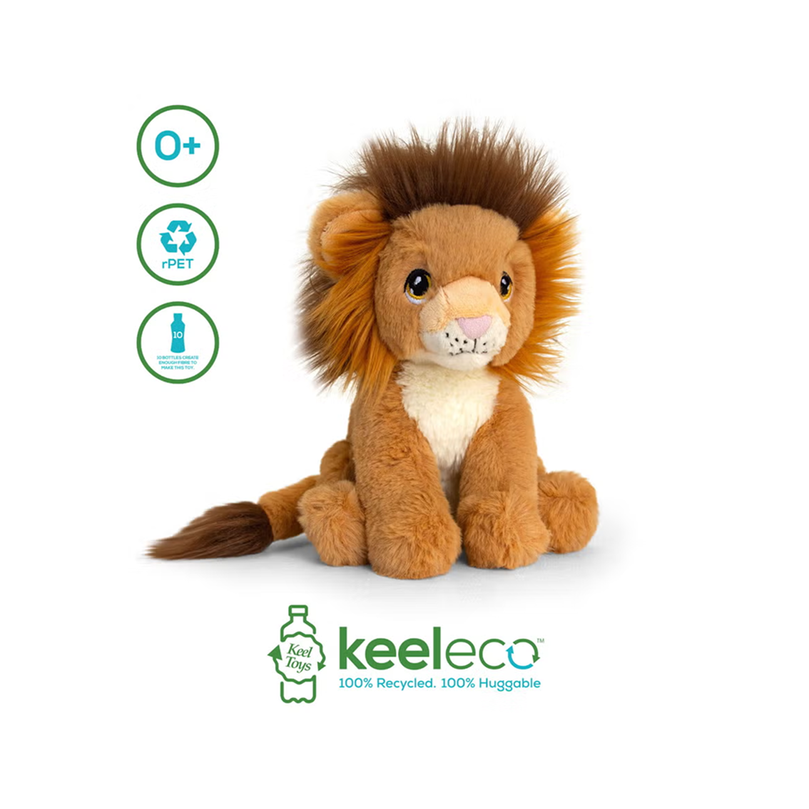 Keeleco Lion 18cm Plush Toy