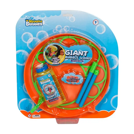 Majestic Bubbles New Mega Bubble Kit Blue/Orange