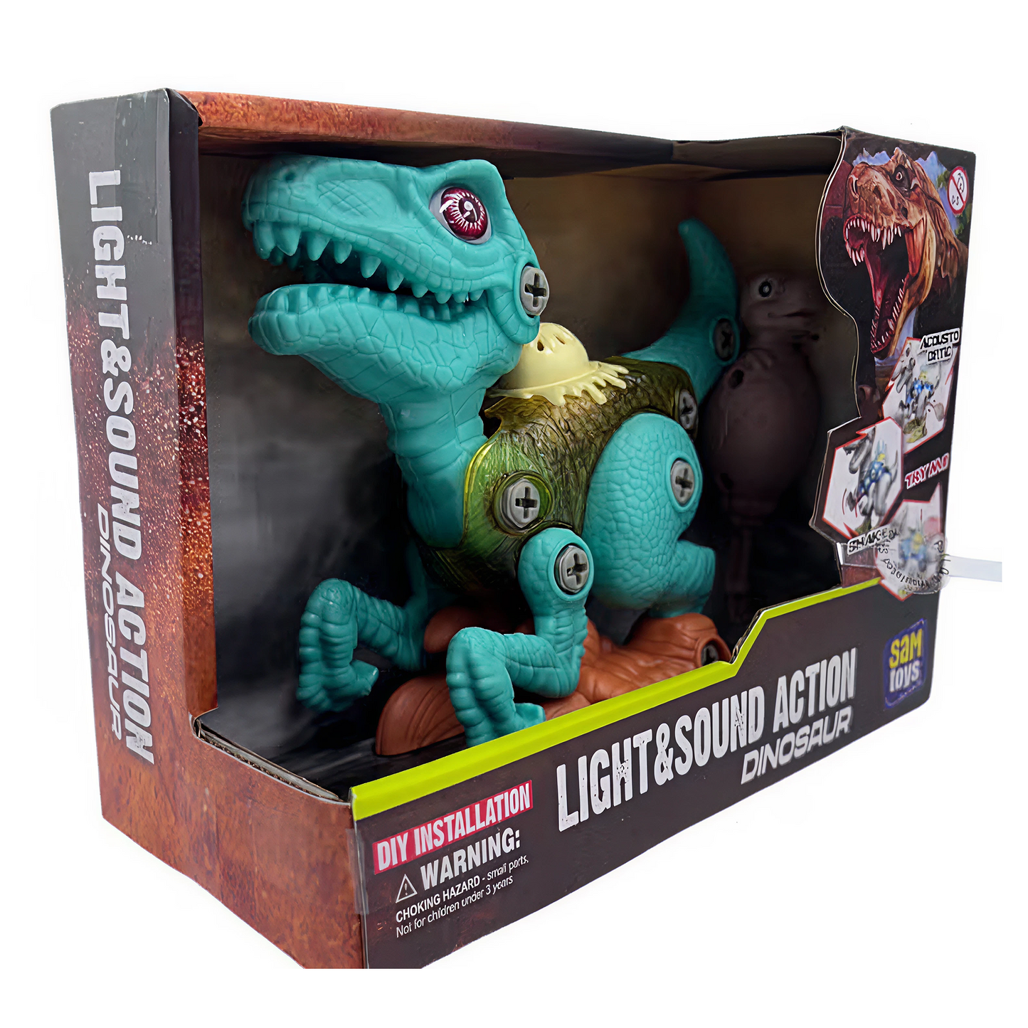 SAM ToysTake-apart Dinosaur Mini Velociraptor