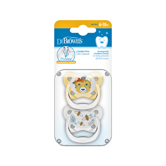 Dr.Brown's PreVent BUTTERFLY SHIELD Pacifier 2Pc