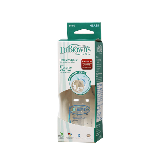 Dr.Brown's 2 oz/60 ml Glass Standard Bottle