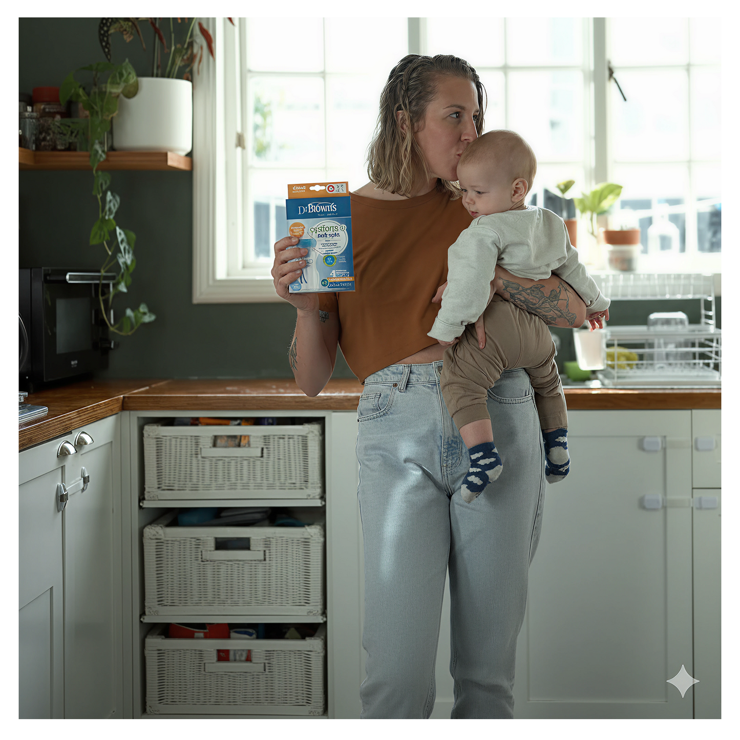 Dr.Brown's 9 oz/270 ml PP WideNeck Options + Blue Bottle 2pc