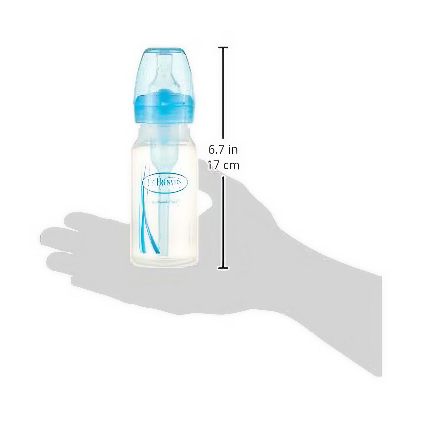 Dr.Brown's 4 oz/120 ml PP Narrow Options + Bottle  Blue 2Pc