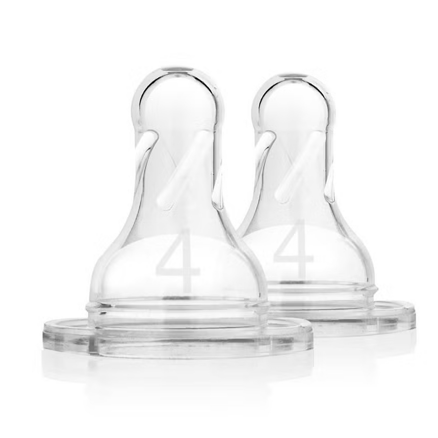 Dr.Brown's Level4 Silicone Narrow Nipple 2Pc