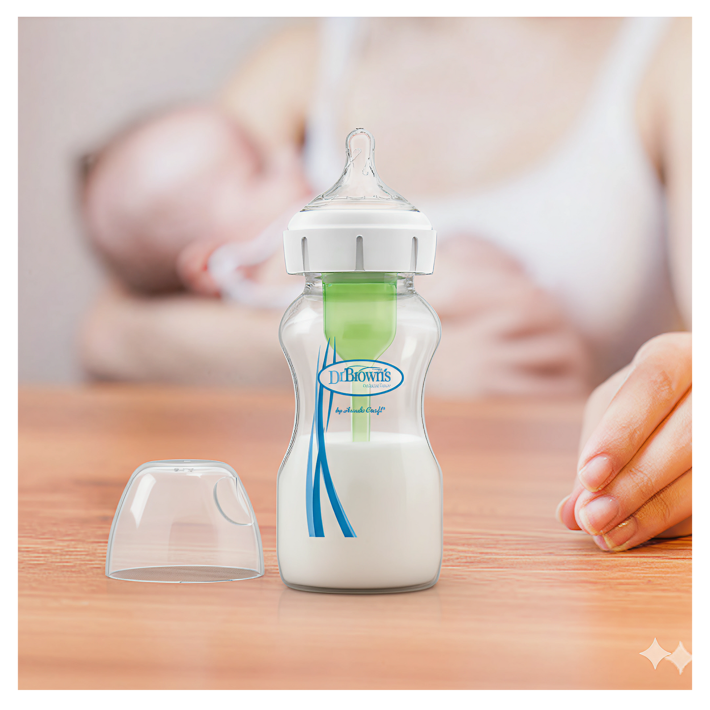 Dr.Brown's 9 oz/270 ml Glass WideNeck Options + Bottle