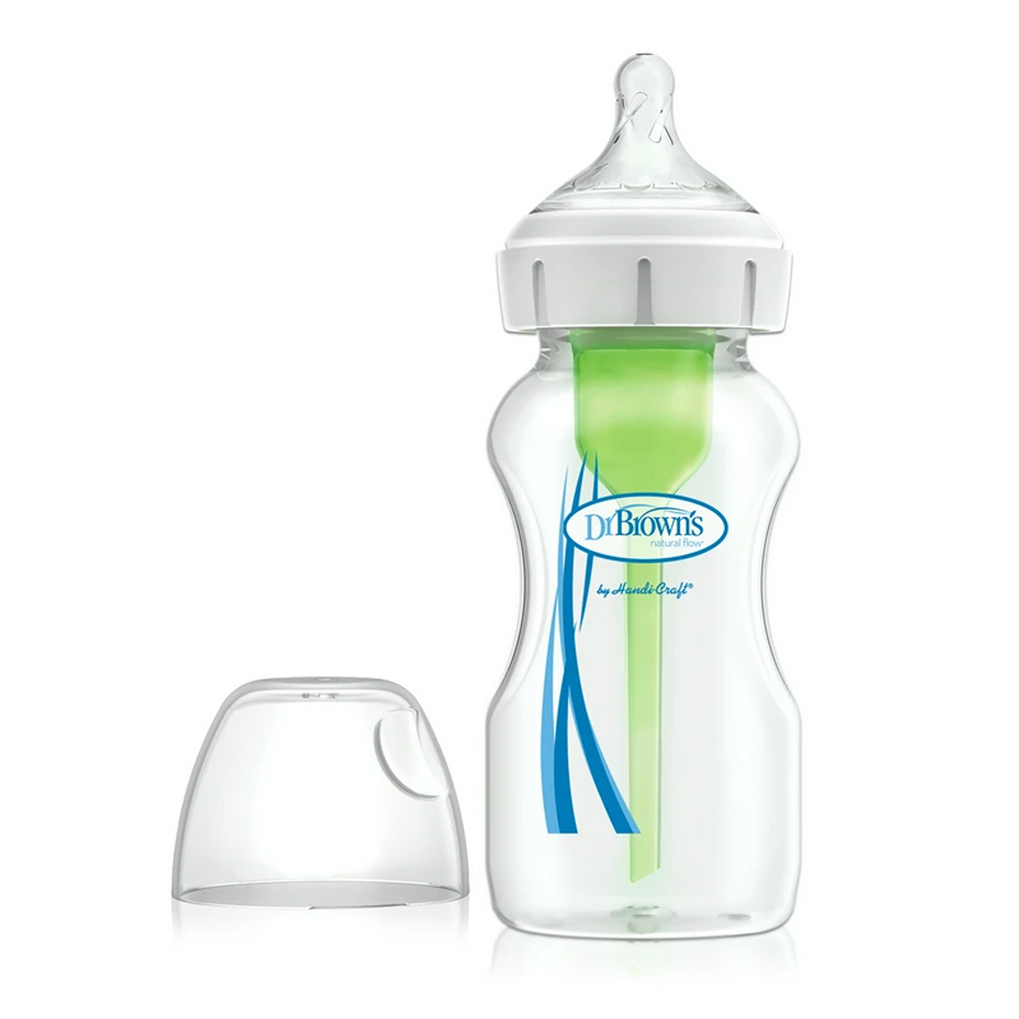 Dr.Brown's 9 Oz/270 مل PP خيارات Wideneck + زجاجة