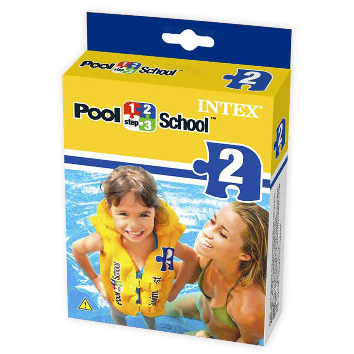 Intex Deluxe Pool Swim Vest, Yellow