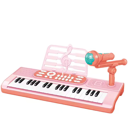 Electronic Musical Piano Keyboard With Microphone For Kids