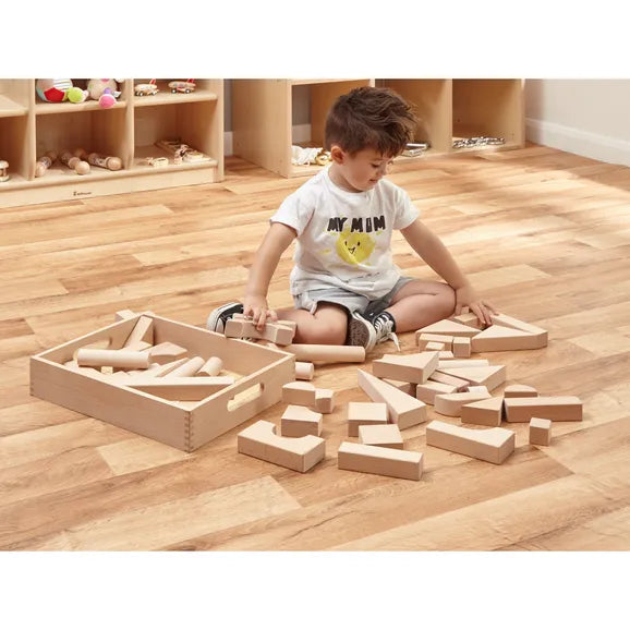 Viga Wooden Construction Cubes