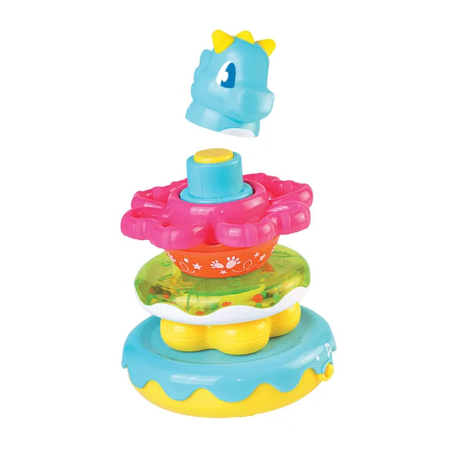 Little Learners Wobbly Dino Stacking Rings