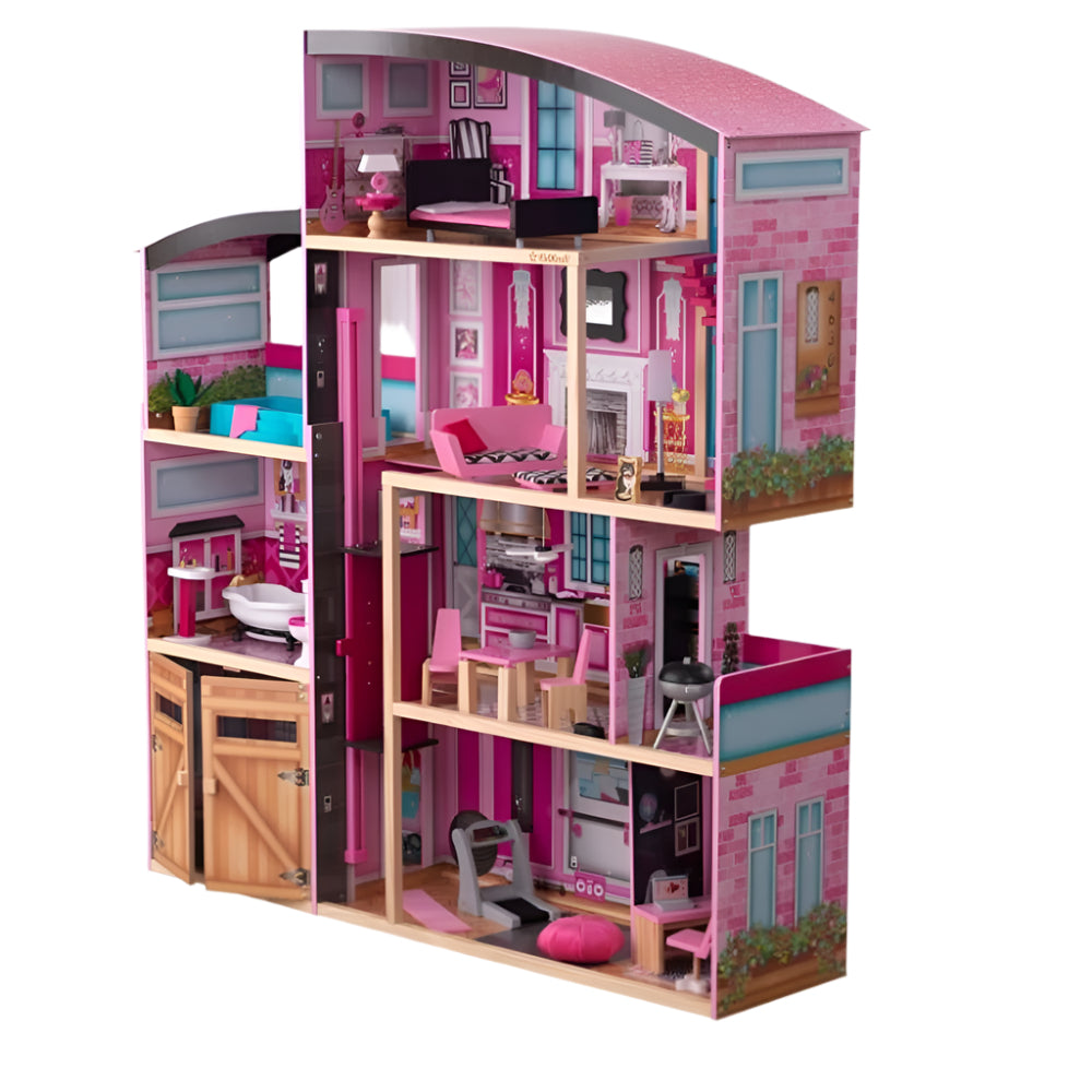 بيت الدمية الخشبي