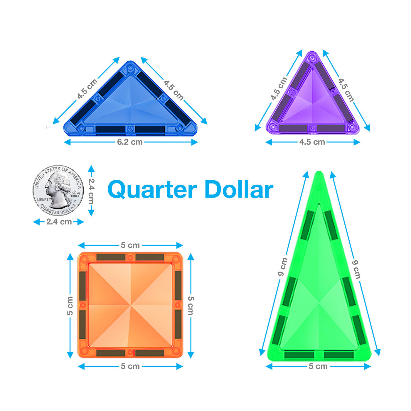 PicassoTiles Mini Diamond Travel Building