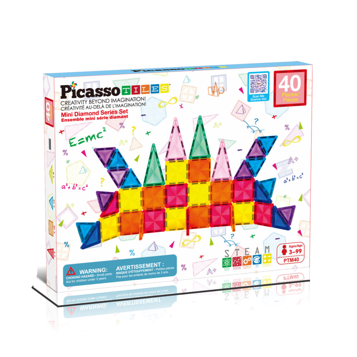 PicassoTiles Mini Diamond Travel Building