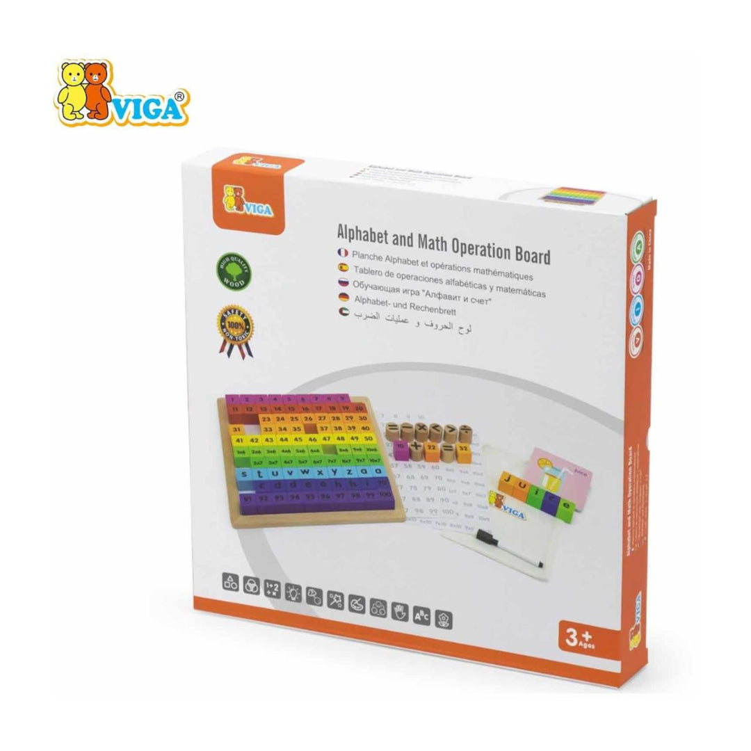 Viga Alphabet and Math Operation Board