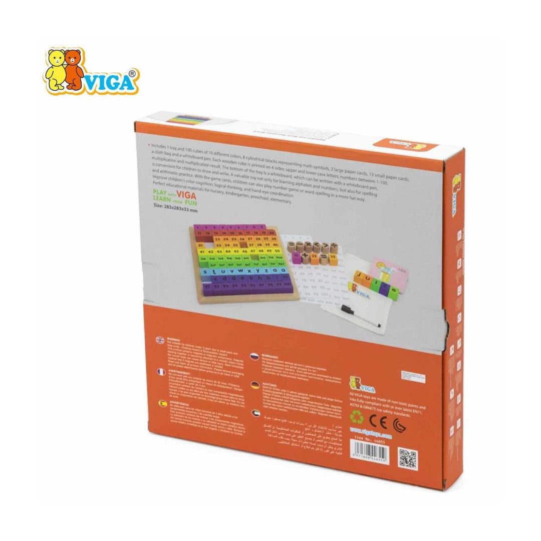 Viga Alphabet and Math Operation Board