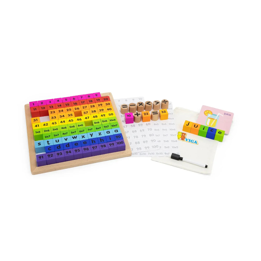 Viga Alphabet and Math Operation Board