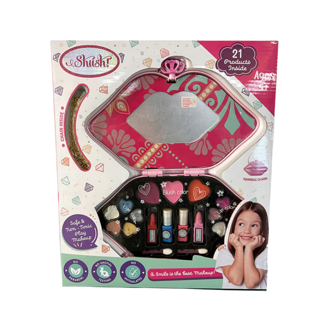 Shush Lip Shape Makeup Handbag Charm