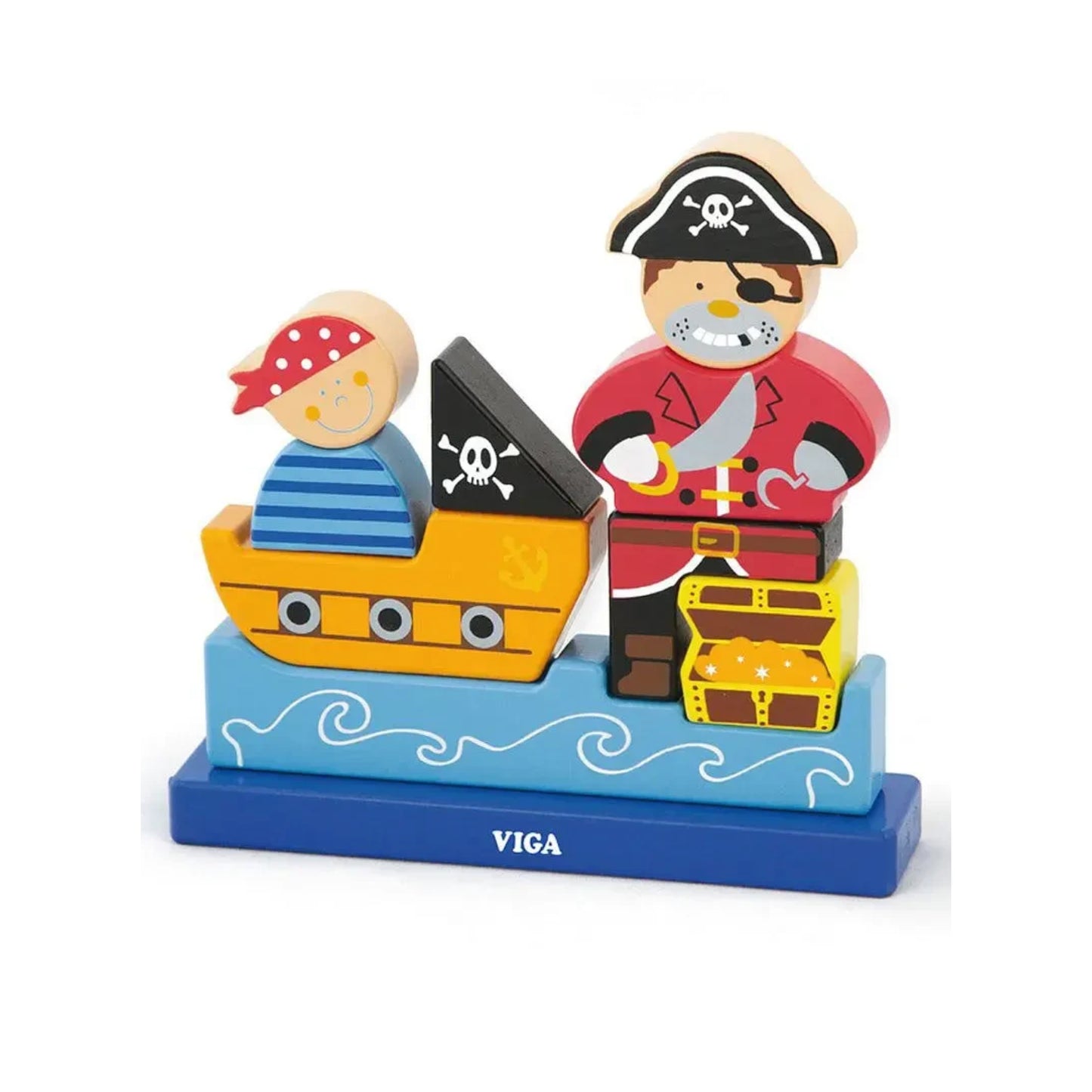 Viga Magnetic Standing Puzzle - Pirate