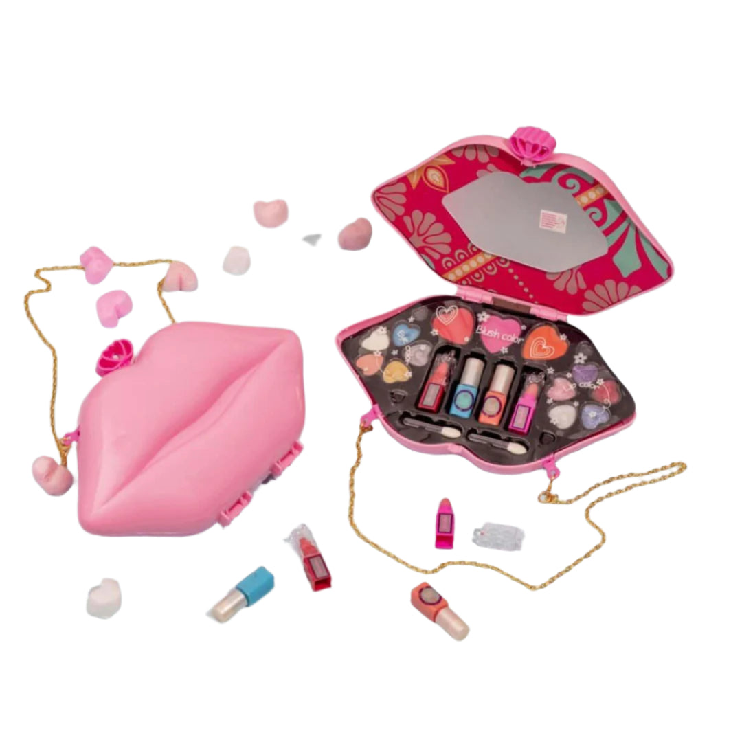 Shush Lip Shape Makeup Handbag Charm