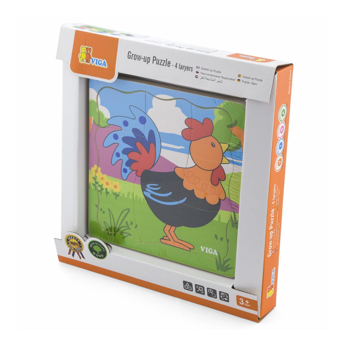 Grow-up Puzzle - Rooster