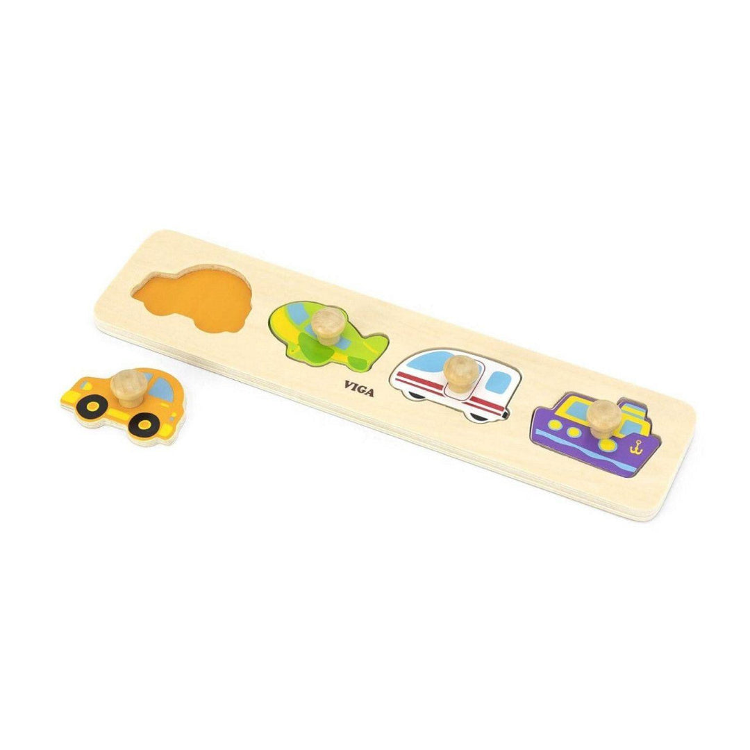 Viga Transportation Wooden Flat Puzzle