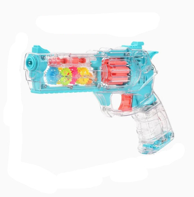 Mechanical Toys with Light and Music, Flashing Gear Gun