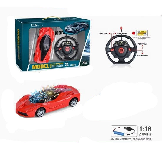Model Car - Remote Control Sports Car Toy Set