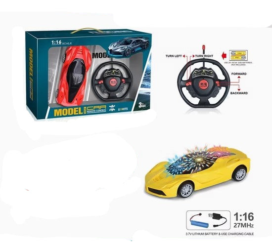 Model Car - Remote Control Sports Car Toy Set