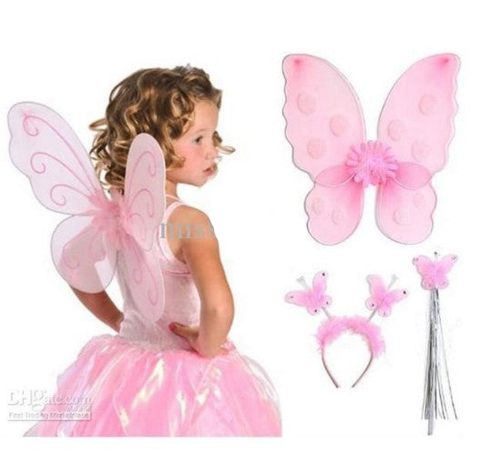 Butterfly wings for Girls with Hair Band and Magic wand