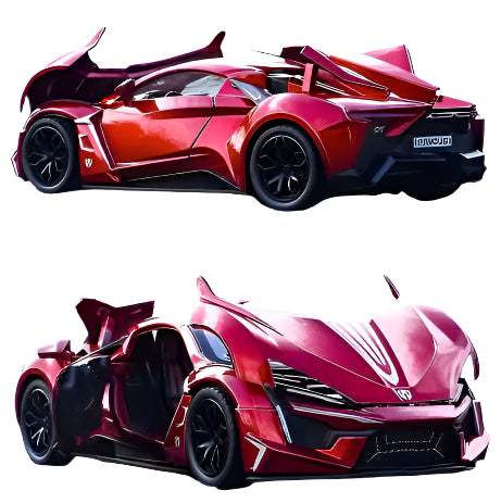 1:24 Lykan Hyper sport Sports Car Model Alloy Diecast Metal Racing Vehicle Car