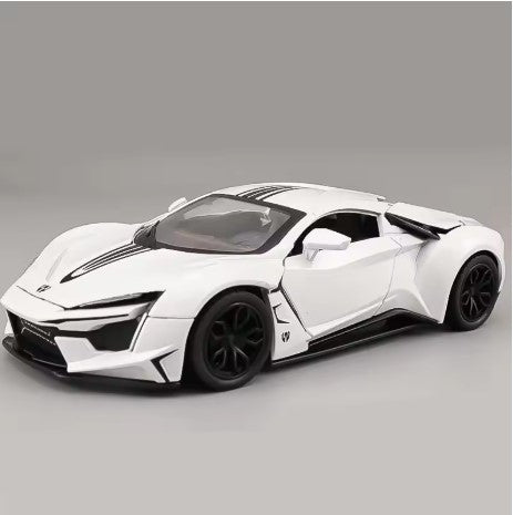 1:24 Lykan Hyper sport Sports Car Model Alloy Diecast Metal Racing Vehicle Car