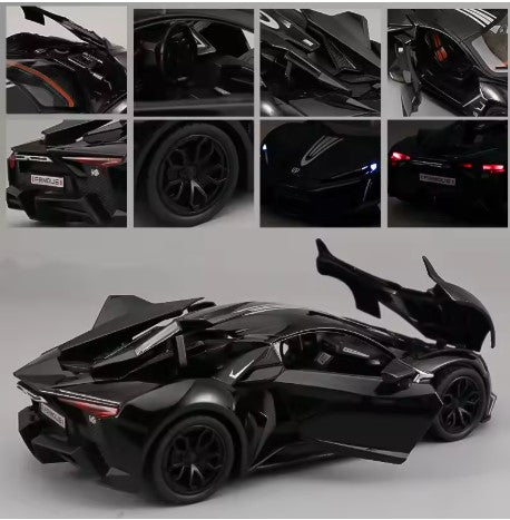 1:24 Lykan Hyper sport Sports Car Model Alloy Diecast Metal Racing Vehicle Car