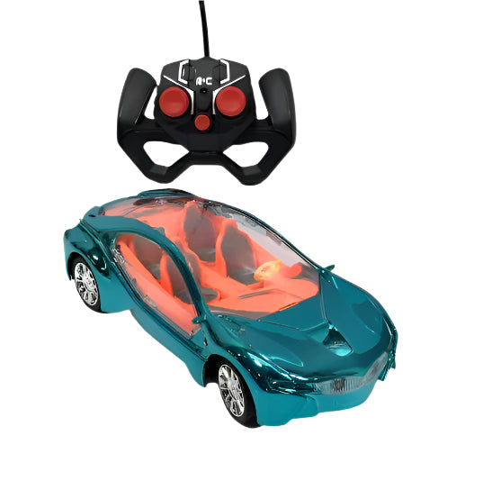Metallic remote control car toy