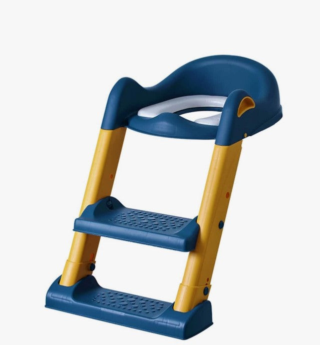 مقعد التدريب على مرحاض الأطفال مع سلم خطوة