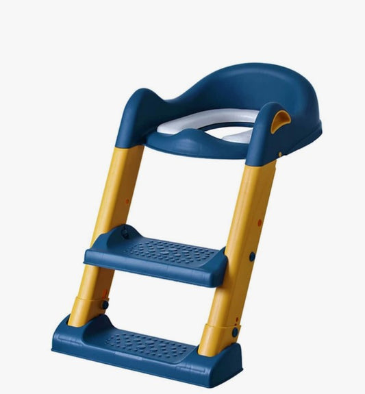 مقعد التدريب على مرحاض الأطفال مع سلم خطوة