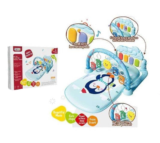Baby Multifunctional Educational Fitness Rack Toys with Light and Music