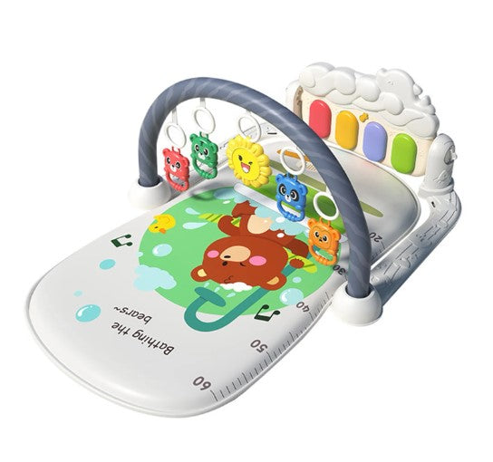 Baby Multifunctional Educational Fitness Rack Toys with Light and Music
