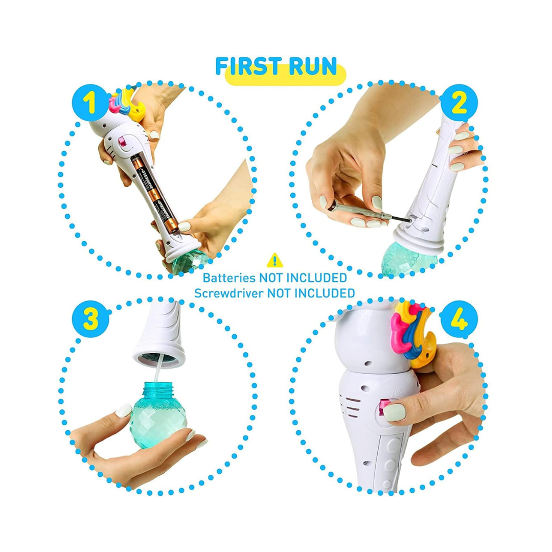 Majectic Bubbles - B/O Unicorn Bubble Wand