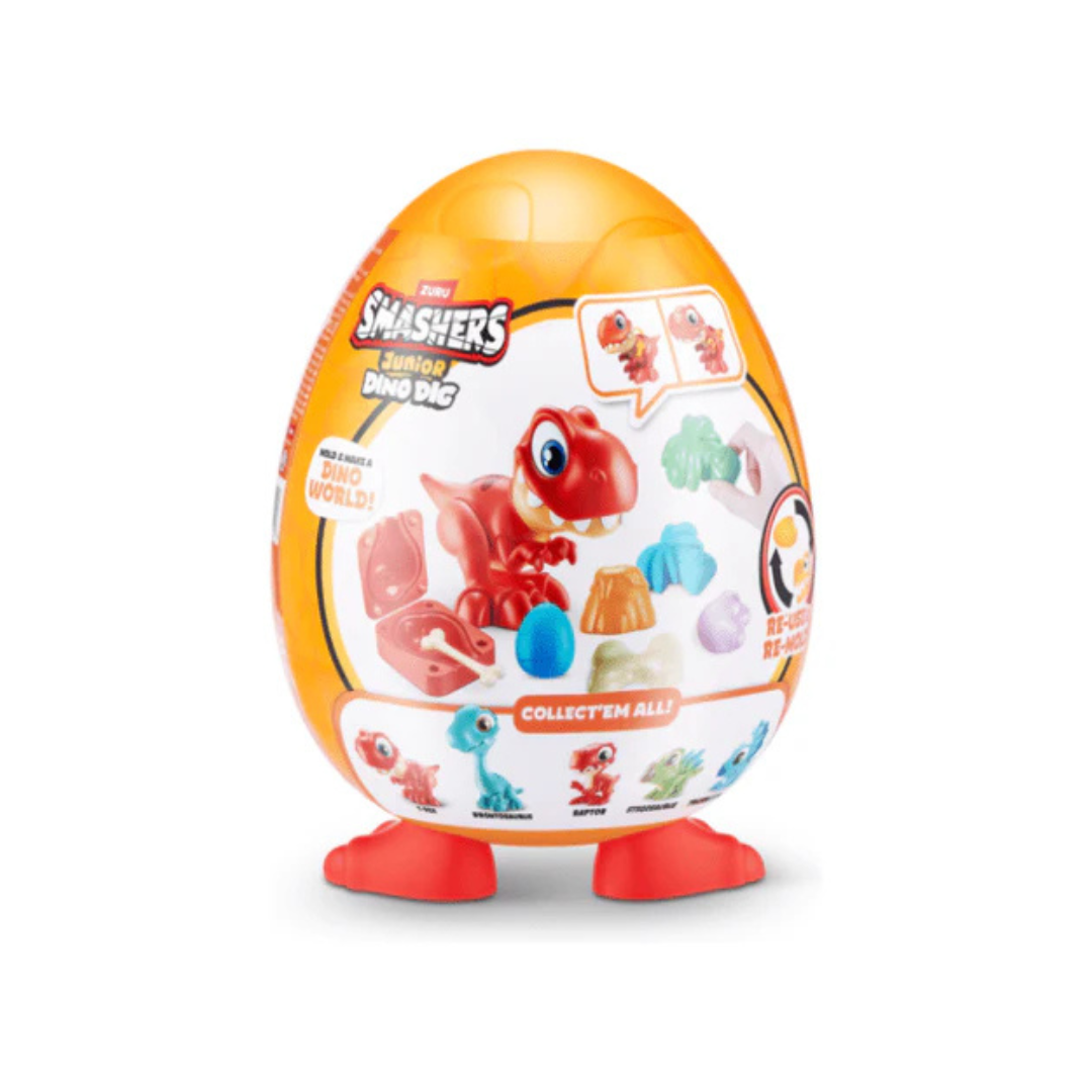 Smashers Dino حفر بيضة كبيرة